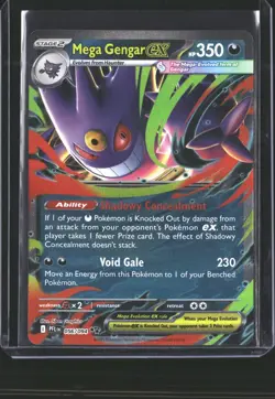 Mega Gengar ex 056/094 Double Rare Phantasmal Flames Pokemon NM/M - Image 1