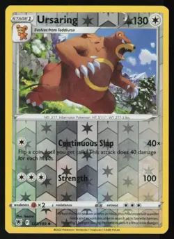 Ursaring 123/189 Uncommon Astral Radiance Pokemon Reverse Holo Near Mint - Image 1