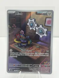 Pokemon TCG Klink 139/086 Sv: Black Bolt Illustration Rare Holo NM - Image 1