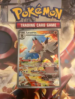 Pokemon Lycanroc 166/159 Illustration Rare - Journey Together - Image 1