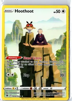 Hoothoot TG12/TG30 Holo Astral Radiance Trainer Gallery Pokemon LP - Image 1