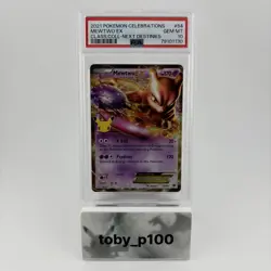 Pokemon Mewtwo EX 54/99 Celebrations Next Destinies Classic #54 2021 - PSA 10 - Image 1