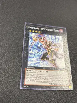 MAESTROKE THE SYMPHONY DJINN (STARFOIL) SP14-EN031 YU-GI-OH 1ST EDITION NM/M - Image 2