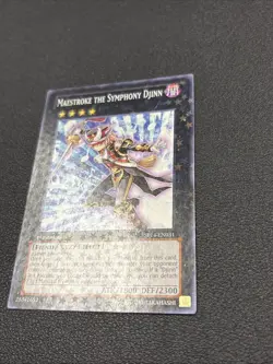 MAESTROKE THE SYMPHONY DJINN (STARFOIL) SP14-EN031 YU-GI-OH 1ST EDITION NM/M - Image 3