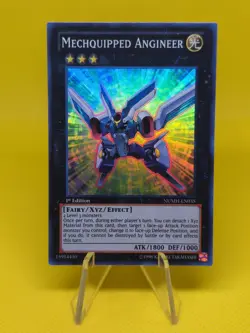 Yugioh - Mechquipped Angineer (NUMH-EN035) - Super Rare 1st Edition - Image 1