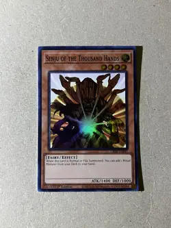 YuGiOh! Senju of the Thousand Hands CRBR-EN041 Super Rare 1st Edition - Image 1