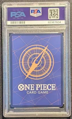 2024 ONE PIECE OP06-WINGS OF THE CAPTAIN MANGA ALTERNATE ART RORONOA ZORO PSA 10 - Image 2