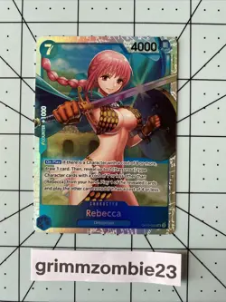 One Piece CG Rebecca OP10-058 Royal Blood Super Rare! - Image 1