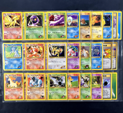 2000 Pokemon GYM CHALLENGE SET Unlimited Edition NON HOLO Cards Lot RARE NM MINT - Image 1