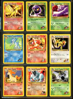 2000 Pokemon GYM CHALLENGE SET Unlimited Edition NON HOLO Cards Lot RARE NM MINT - Image 2