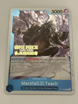 Marshall.D.Teach (Judge Pack Vol. 7) ST17-005 One Piece Promotion Cards Foil - Image 1