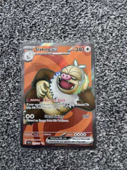 Pokemon Card Slaking EX 227/191 Surging Sparks Ultra Rare Near Mint - Image 1