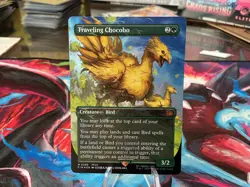 Traveling Chocobo FF Mythic Track Foil Borderless 2025 #0568 - Image 1