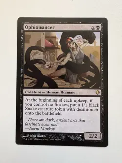 Ophiomancer MTG Magic the Gathering Card NM Near Mint C13 - Image 1