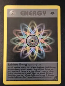 Pokemon TCG Rainbow Energy 80 1st Edition Team Rocket LP (non-holo) - Image 1
