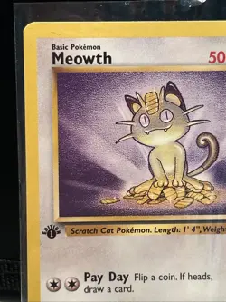 Pokemon TCG Meowth 1st Edition Jungle Set 56/64 WOTC Vintage - Image 5