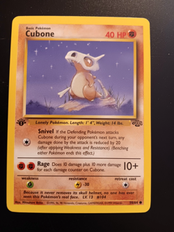 POKEMON CUBONE 1ST EDITION CARD NO. 5064 - Image 1