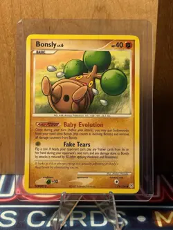 Pokemon - Bonsly 71/130 Diamond and Pearl Regular - Image 2