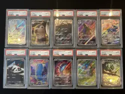 PSA 10 Pokemon Card Japanese Lot Set 10 Ar Art There is scratch on the PSA case - Image 1
