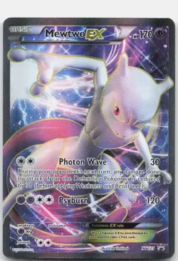 Mewtwo EX XY125 Holo Promo XY Promo Pokemon Moderately Played - Image 1