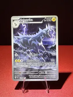 Pokemon TCG Zebstrika 115/086 SV White Flare Illustration Rare Holo English - Image 1