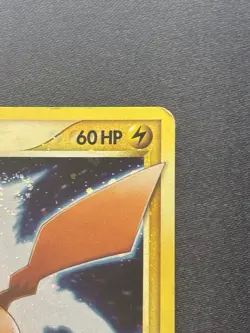 Pikachu Gold Star 104/110 EX Holon Phantoms Holo Swirl MP/HP Creased - Image 3