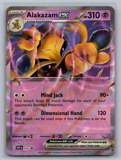 Alakazam ex 050 Holo Promo Scarlet & Violet Promo Pokemon Near Mint - Image 1
