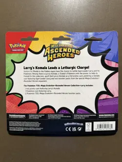 Pokemon TCG – Ascended Heroes 2-Pack Blister Larry’s Komala | SEALED | Brand New - Image 2