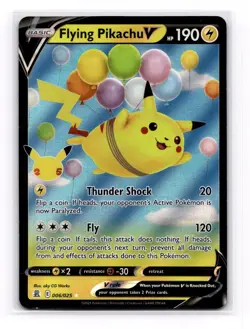 Pokemon Flying Pikachu V 006/025 Celebrations Ultra Rare Holo English 190HP - Image 1
