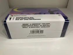 Pokemon Center TCG Eevee & Umbreon Twilight Double Deck Box - Fast Ship, Sealed! - Image 5