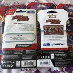 Pokemon Destined Rivals Sleeved Booster Pack and Blister Lot of 5 Sealed SV10 - Image 3