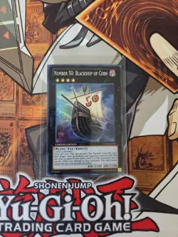 YUGIOH NUMBER 50: BLACKSHIP OF CORN CT10-EN018 SUPER LIMITED ED NM - Image 1