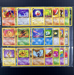 2000 Pokemon TEAM ROCKET Set COMPLETE Non Holo UNCOMMON COMMON Cards Lot EX NM+ - Image 1