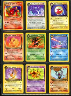 2000 Pokemon TEAM ROCKET Set COMPLETE Non Holo UNCOMMON COMMON Cards Lot EX NM+ - Image 2