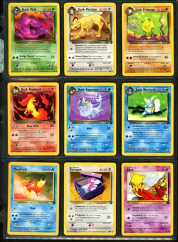 2000 Pokemon TEAM ROCKET Set COMPLETE Non Holo UNCOMMON COMMON Cards Lot EX NM+ - Image 3