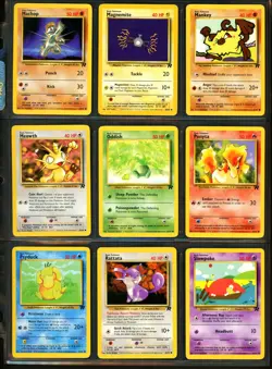 2000 Pokemon TEAM ROCKET Set COMPLETE Non Holo UNCOMMON COMMON Cards Lot EX NM+ - Image 5