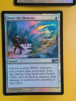 Brave the Elements x2 Instant FOIL MTG 2 Card. Core Set 2014. M14 - Image 2