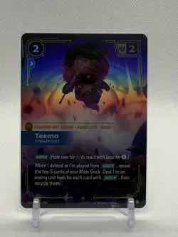 Teemo Strategist 121/298 - Origins (OGN) Epic Holo Riftbound: LoL Card Game - Image 1