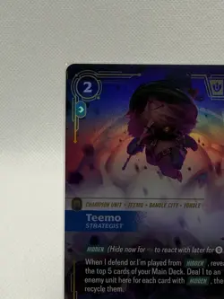 Teemo Strategist 121/298 - Origins (OGN) Epic Holo Riftbound: LoL Card Game - Image 5