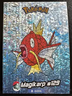 MAGIKARP - POKEMON CRYSTAL CARD COLLECTION CRACKED CCG ICE HOLO - Image 1