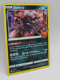 Darkrai Halloween Stamp Holo Rare 105/189 Pokemon Card Near Mint - Image 5