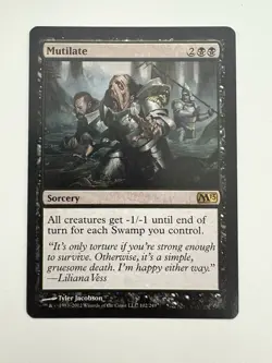 Mutilate MTG Magic the Gathering Card NM Near Mint M13 - Image 1