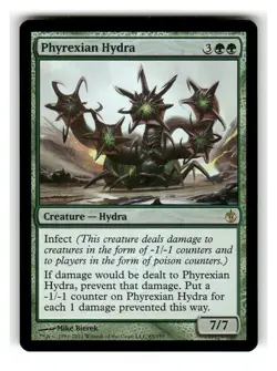 Phyrexian Hydra 85 Foil Near Mint Mirrodin Besieged - Image 1
