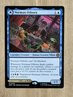 MTG Card Spider-Man Norman Osborn Green Goblin 0039 NM/Mint - Image 1