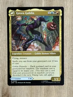 MTG Card Spider-Man Norman Osborn Green Goblin 0039 NM/Mint - Image 2