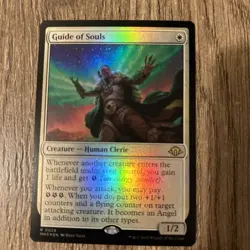 MTG Modern Horizons 3 MH3 Foil Guide Of Souls Magic the Gathering - Image 1
