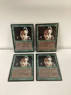 Magic The Gathering - Elves Of Deep Shadow - Lot Of 4 - Image 1