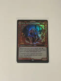 Birgi, God of Storytelling (Showcase) Kaldheim Foil - Image 1