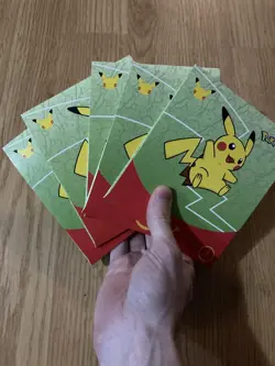 Pokemon Card Packs 25th Anniversary 5 Total, 20 Cards, 5 Holos - Image 1