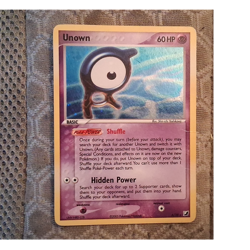 Pokemon Unown H H/28 Unseen Forces Holo Rare 60 HP 2005 Unlimited English - Image 1
